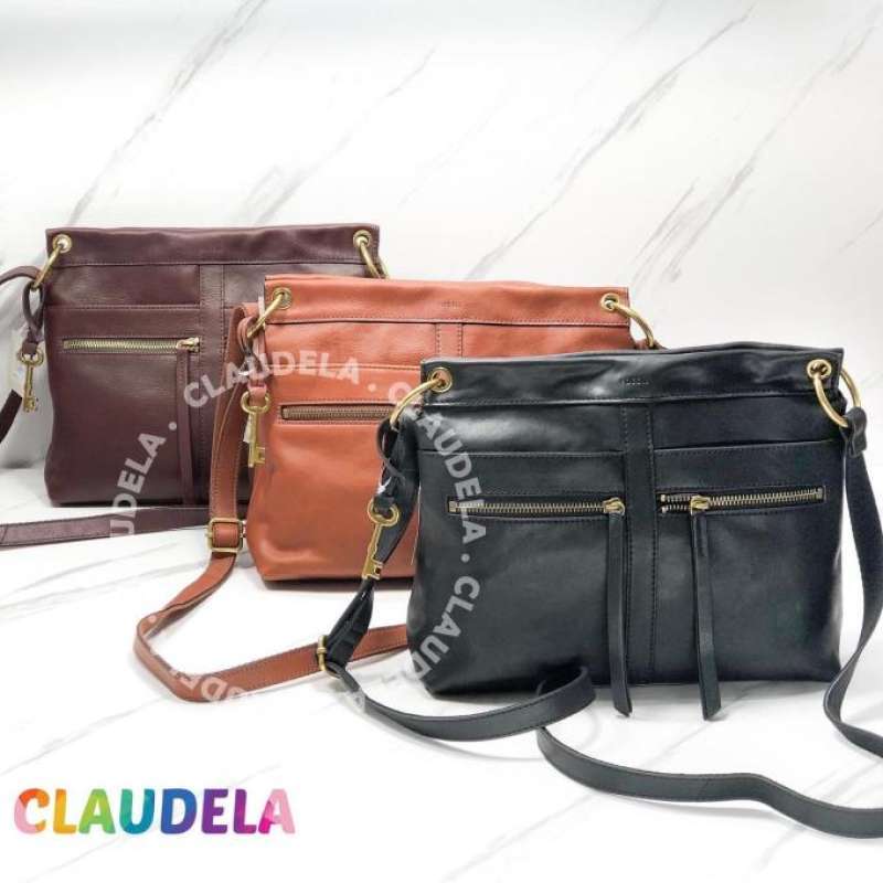 Jual FOSSIL Caitlyn Crossbody in Fig 