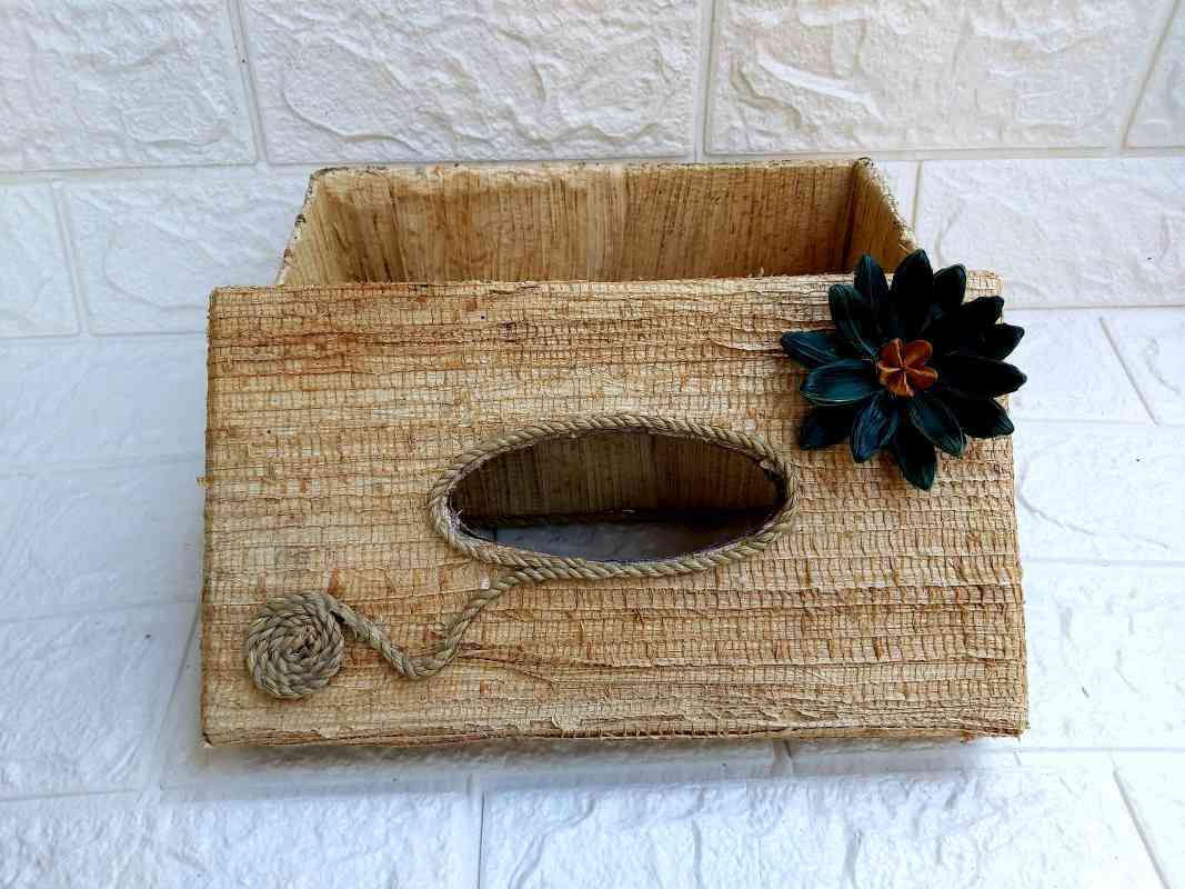 Jual Kotak Tissue Besar | Tissue Box Cover Kayu Pelepah Pisang di Seller  The Danish Shape - Ponokawan, Kab. Sidoarjo | Blibli
