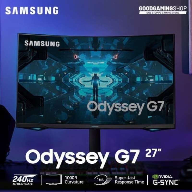 Jual Samsung Odyssey G7 27 Gaming Monitor Di Seller Good Gaming