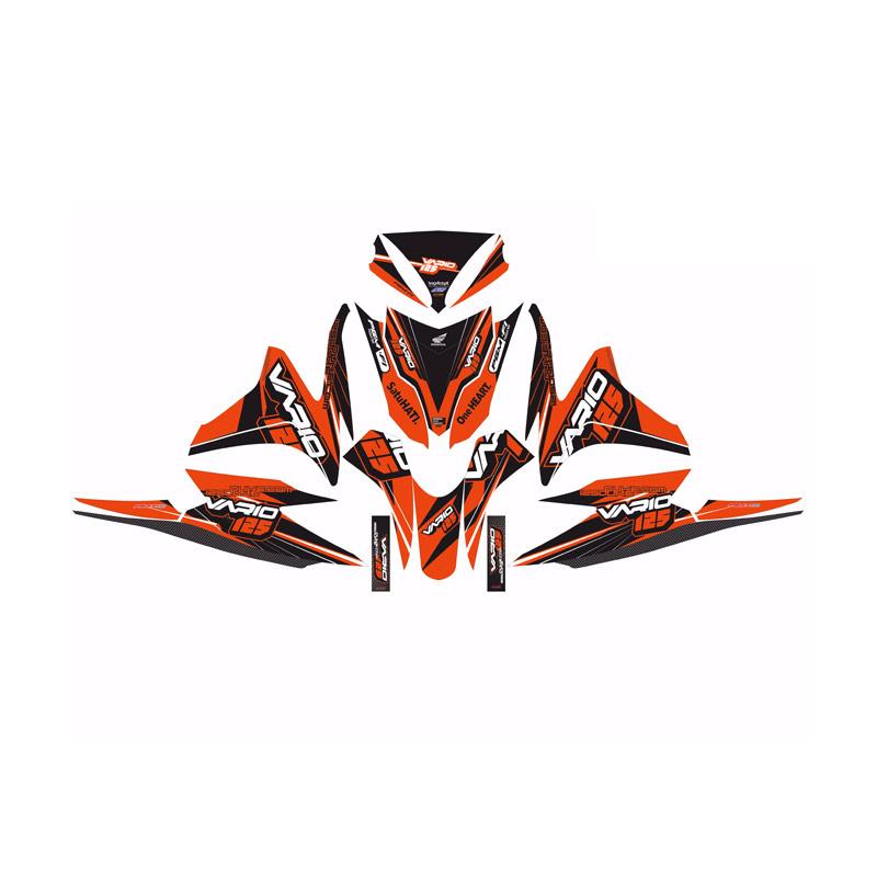 Jual Plg Decal Stiker Motor For Honda Vario Pgmfi 2 Murah Februari