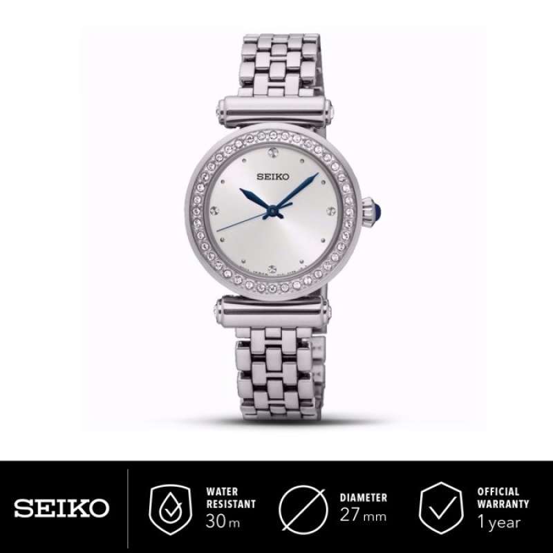 Promo Jam Tangan Wanita Seiko 44 Swarovski Crystals White SRZ465P1 Original  di Seller Seiko Official Store - Kota Jakarta Pusat, DKI Jakarta | Blibli