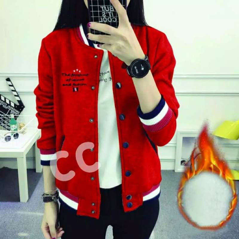 Jual Jaket Bomber Wanita Korea Style Model Premium Terbaru Harga Murah November 2024