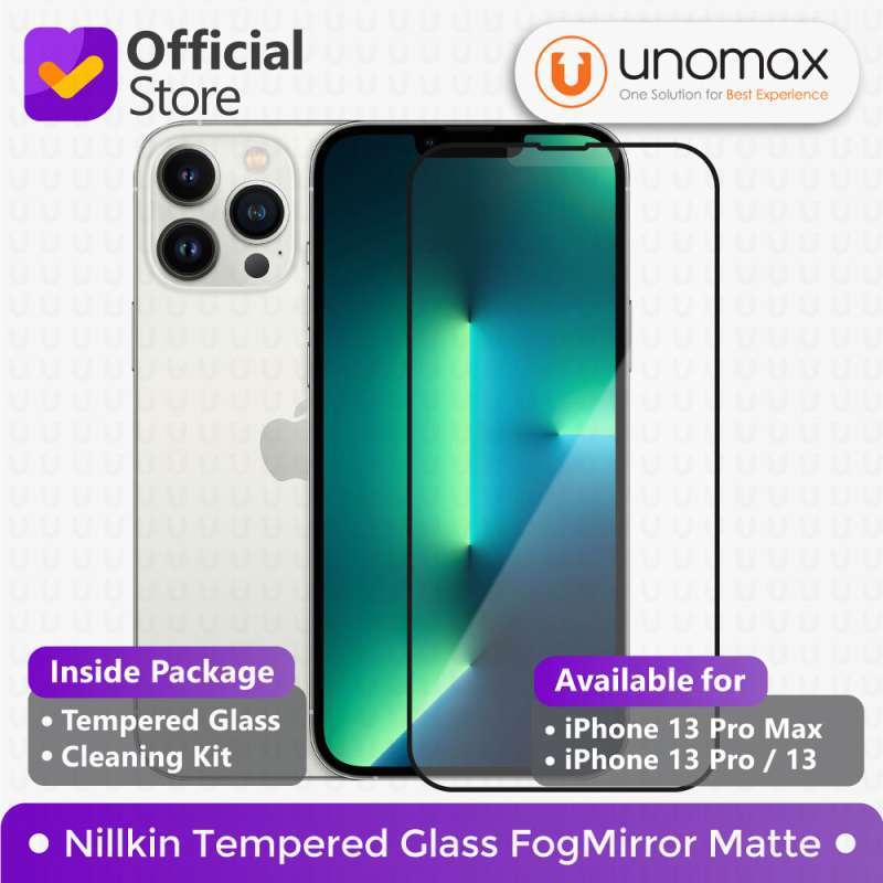 Jual Tempered Glass iPhone 13 Pro Max Nillkin Fogmirror Full