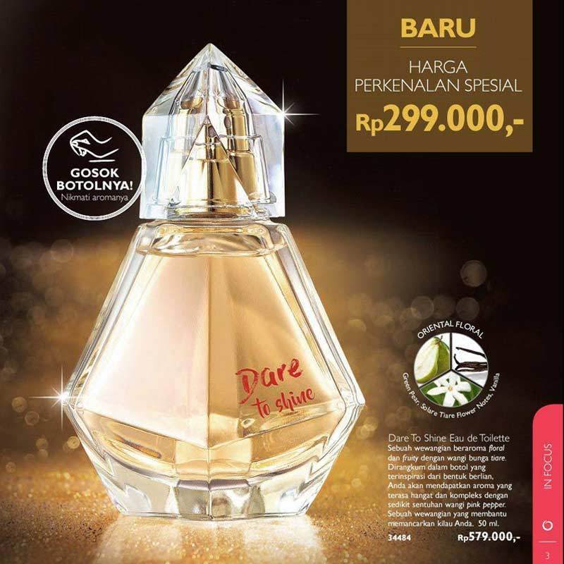 Parfum oriflame 2025 dare to shine