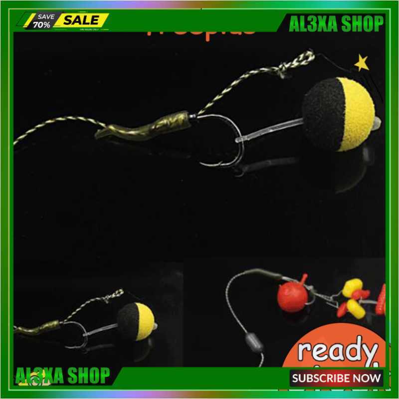 Promo 120pcs Stopper Umpan Boilie Hair Rig Memancing Ikan Kerapu