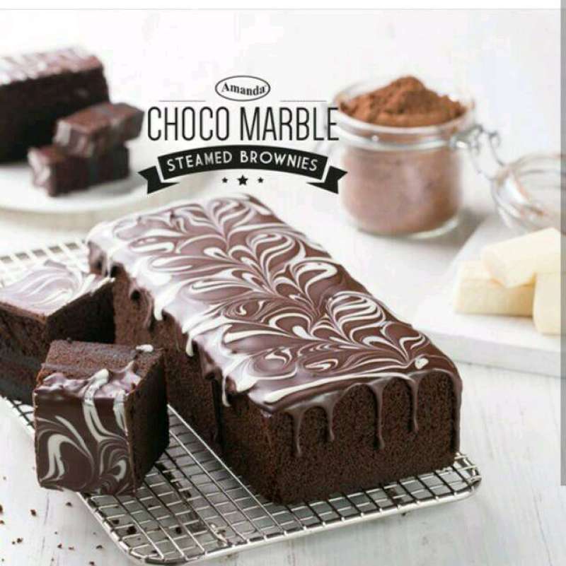 Amanda Brownies - Chocomarble | oleh oleh Bandung Jakarta