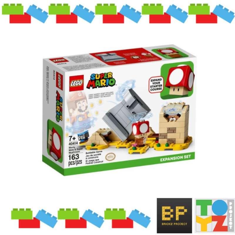 Jual Lego 40414 Super Mario Monty Mole Super Mushroom di Seller