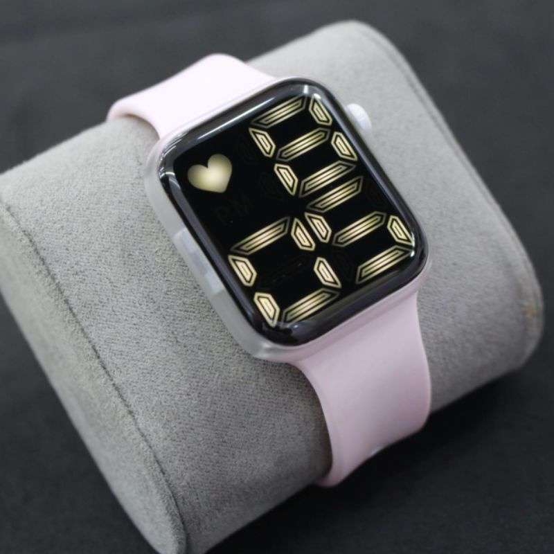 Jam tangan LED Digital Jam tangan LED wanita Jam tangan kekinian jam LED Watch