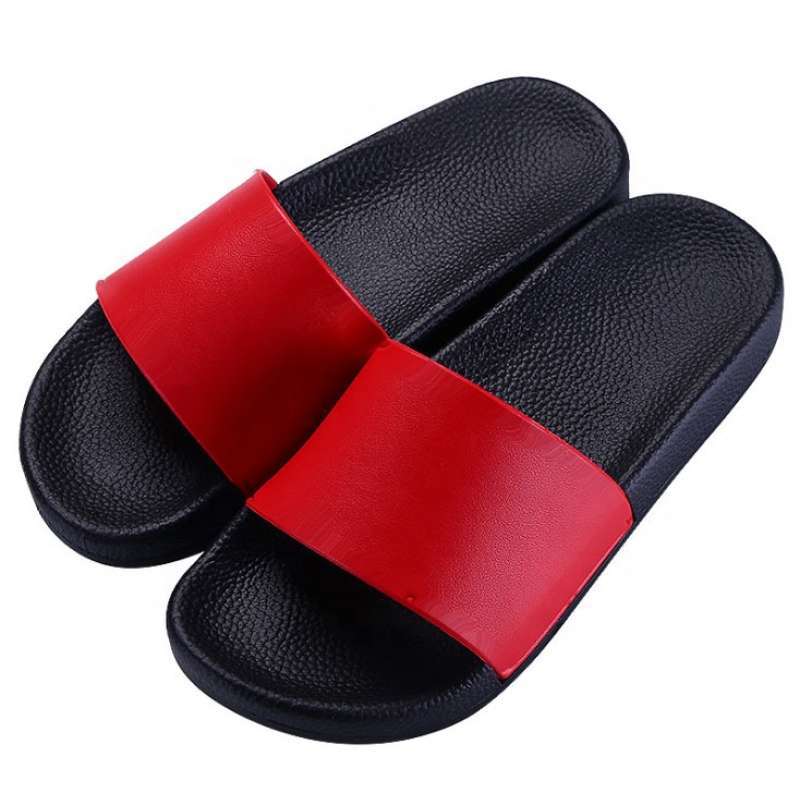 Sandal Slide Sendal Kasual Slop Pria Wanita Polos