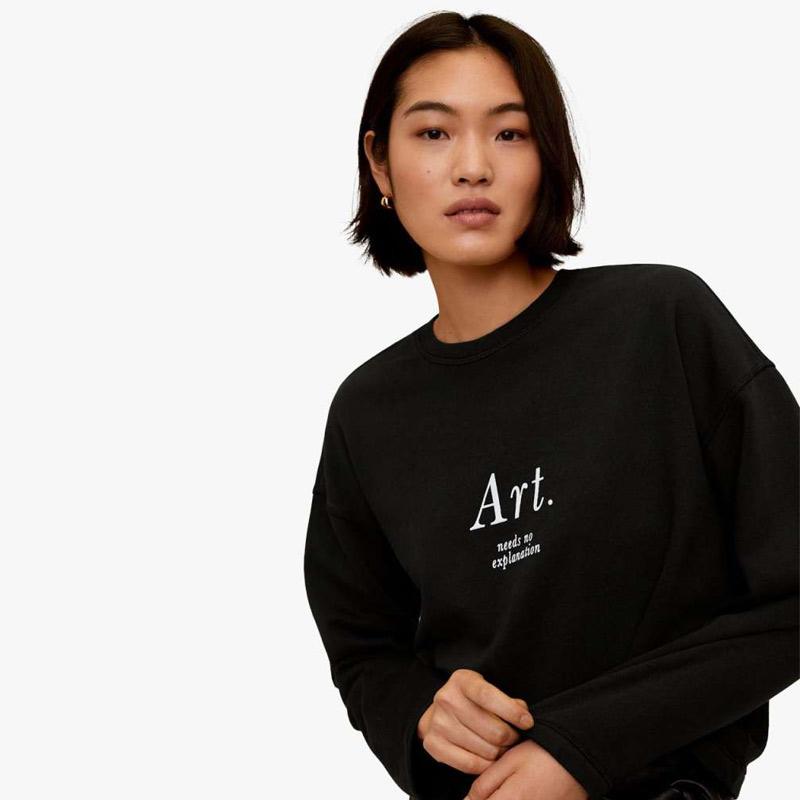 Promo MANGO - SWEATSHIRT WASHED di 