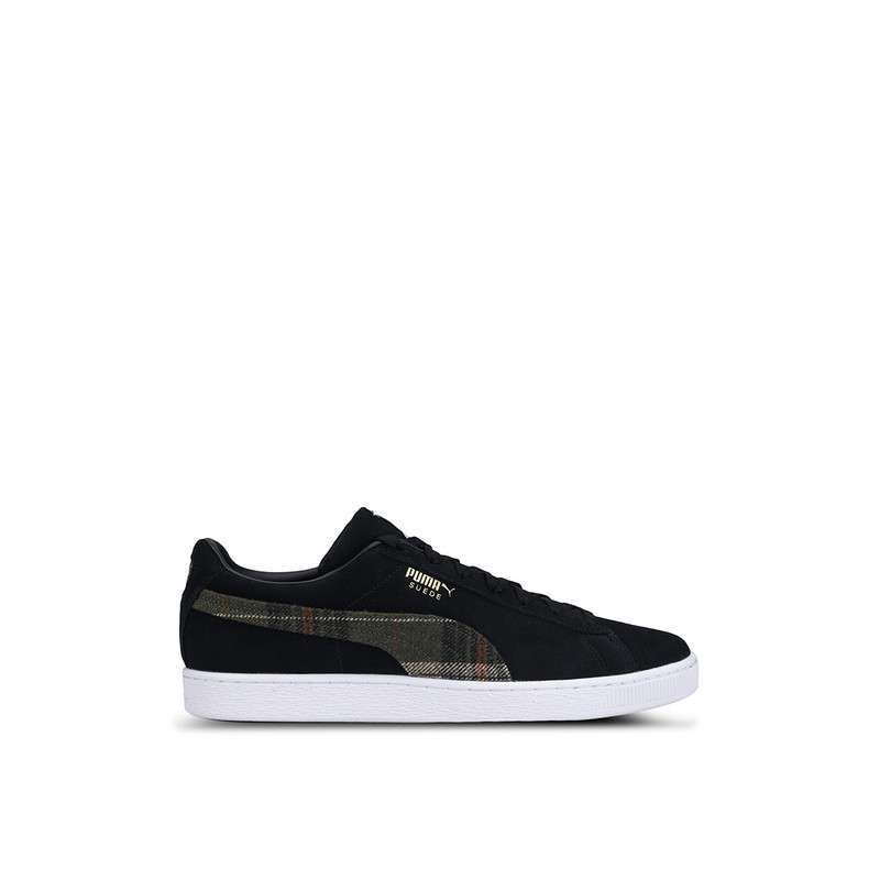 puma suede ribbon trainers