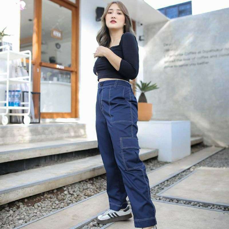 Celana Amber Pants Celana Chino Wanita 