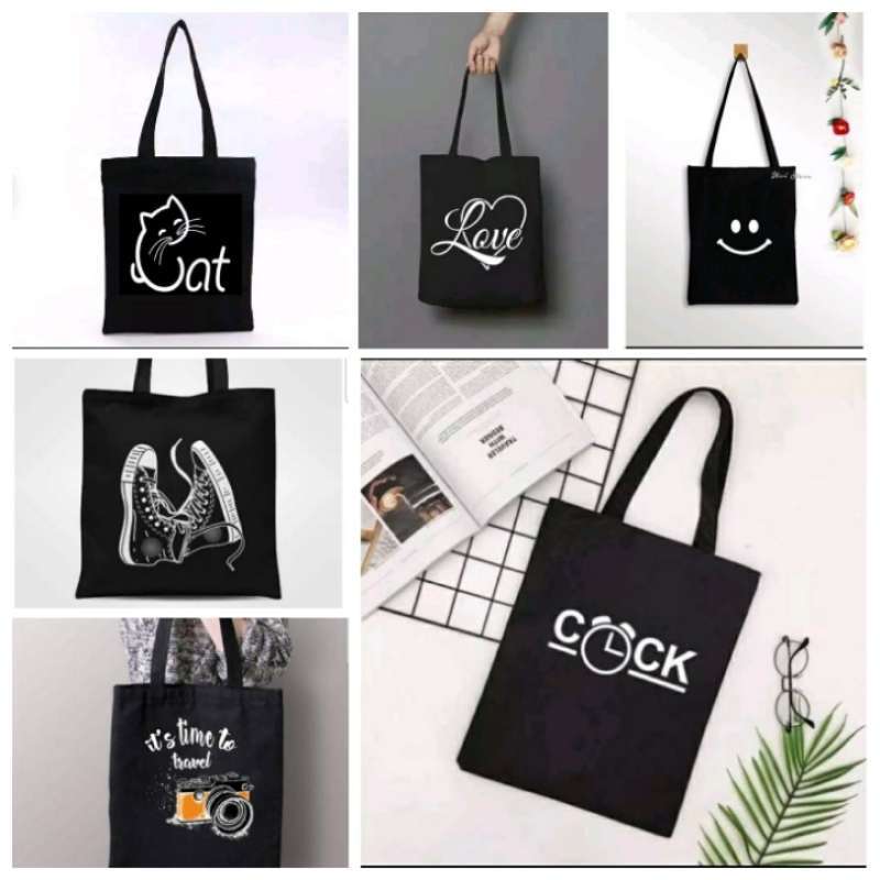 Custom shop totebag murah