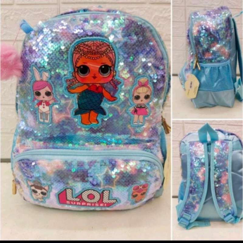Ransel Sequin Lol Bag Jual Tas Ransel Sequin Anak Tk Lol/unicorn