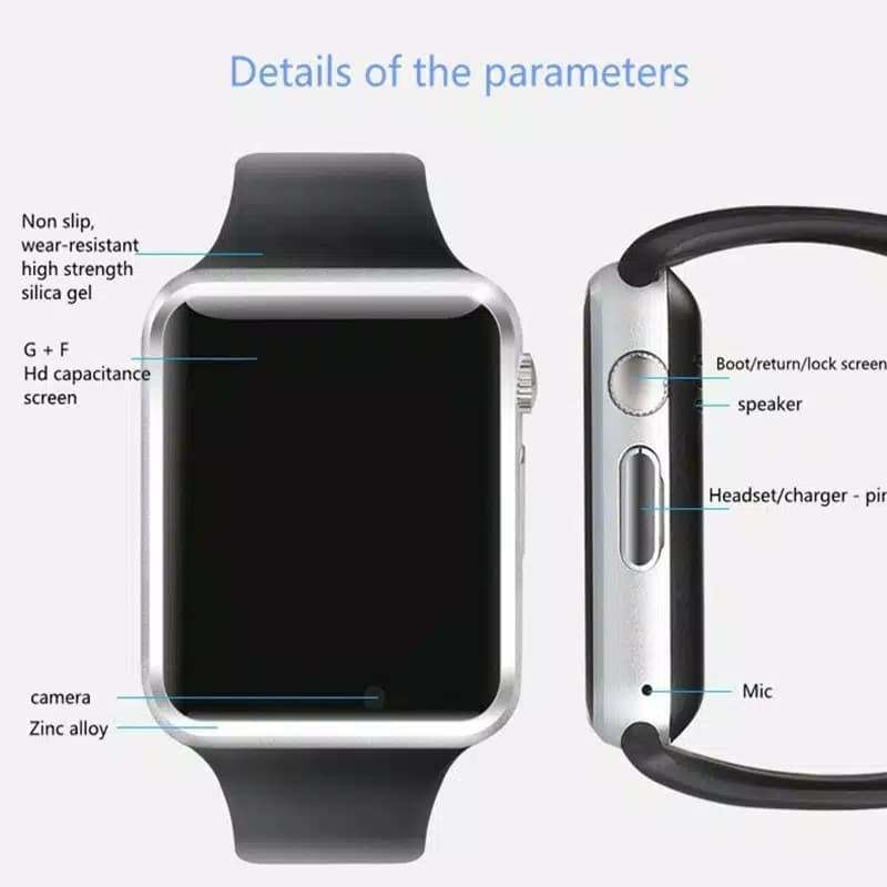 Jual SMARTWATCH U10 Smart Watch A1 Jam Tangan HP Android Support