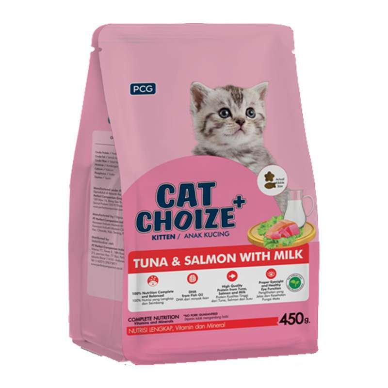 Jual Cat Choize Plus Kitten Makanan Anak Kucing Tuna Salmon With