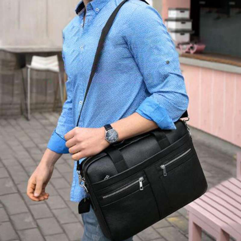 Promo Mens Business Leather Briefcase 