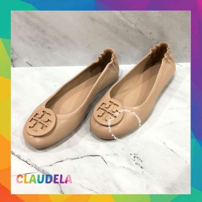 Jual TORY BURCH Minnie Ballet Shoes in Goan Sand di Seller