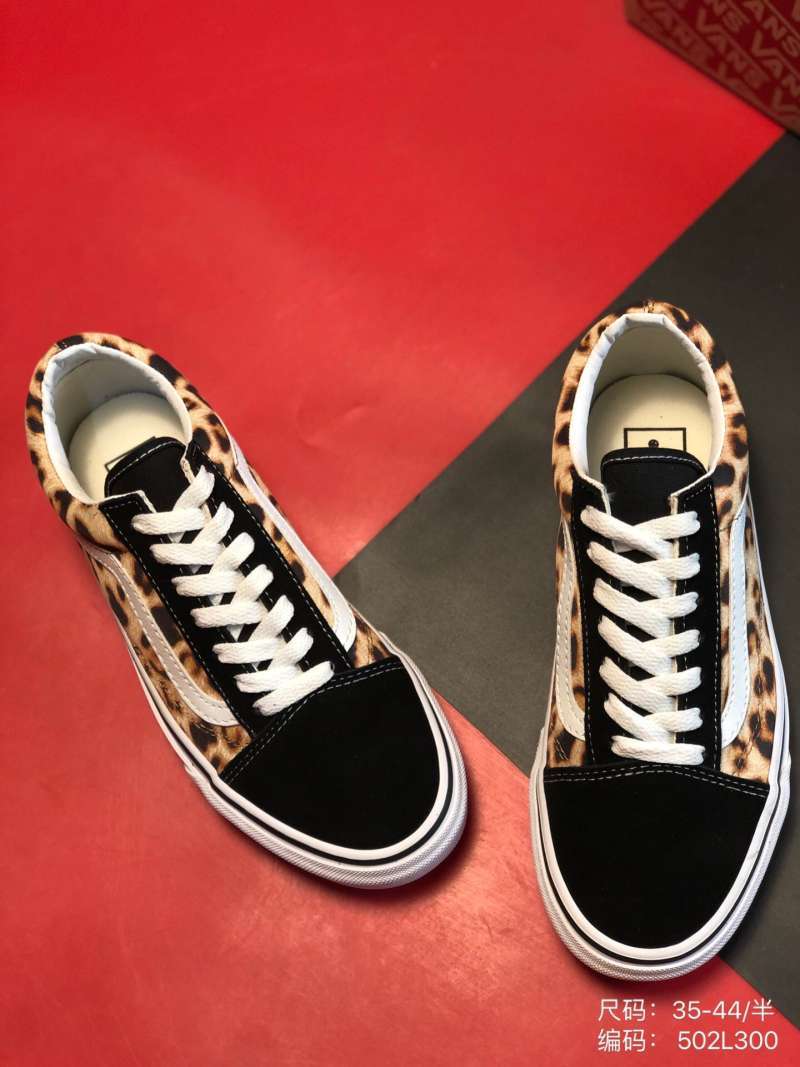 leopard and checkered vans