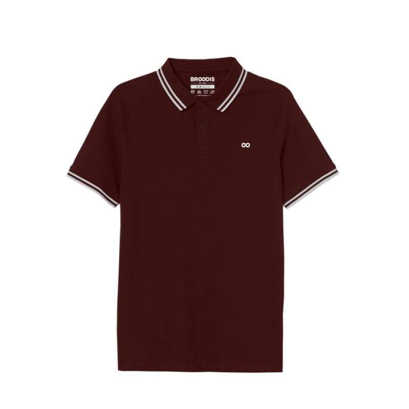 Jual Broodis Polo Shirt Simply Maroon 