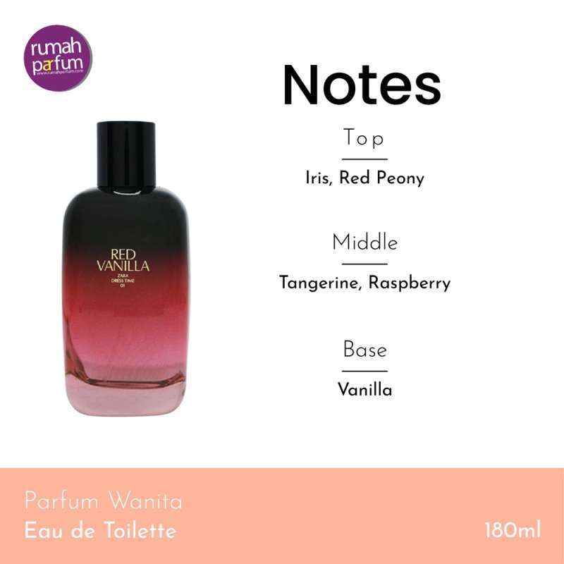 Jual Zara Red Vanilla Woman 180 ML di Seller Rumah Parfum Official