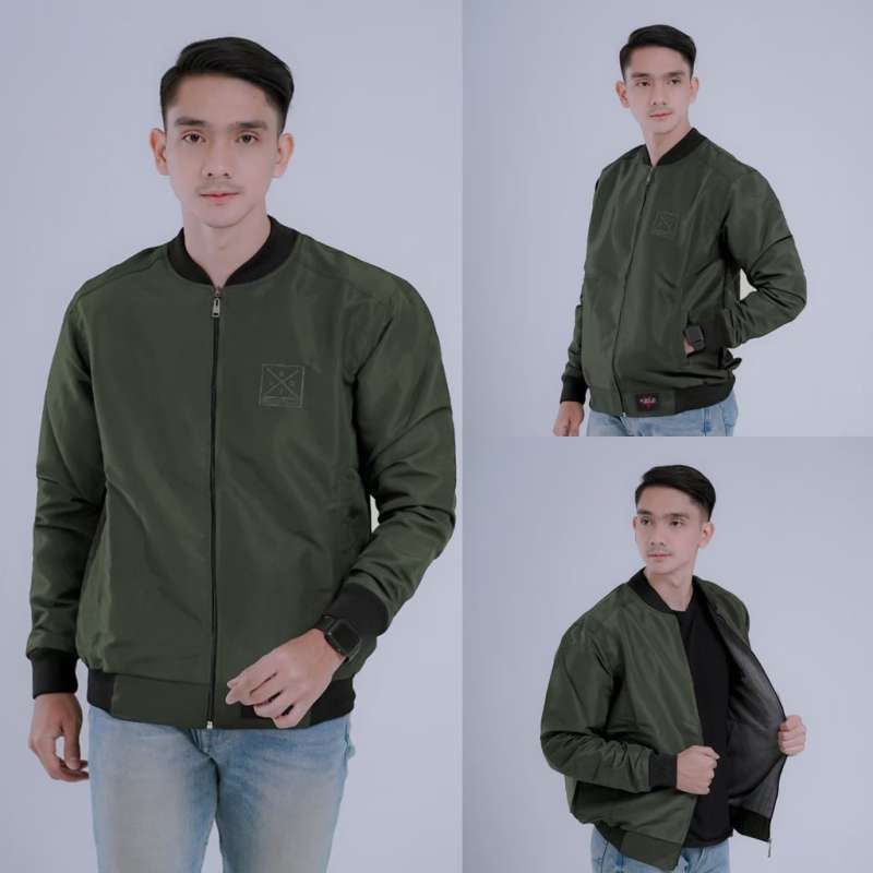 Jaket bomber 2024 army original