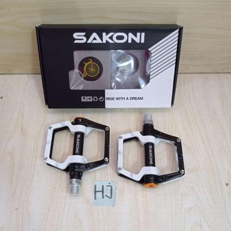 Pedal Sakoni Alumunium PD-001 PD 001 Face off Sepeda lipat Seli Mtb  roadbike fixie balap
