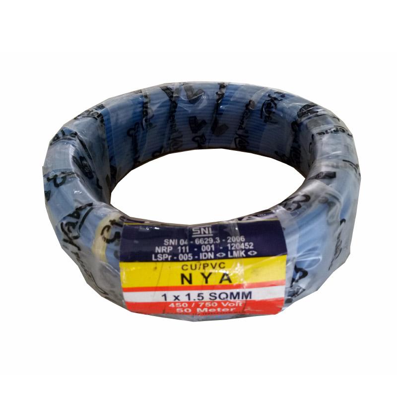 Jual Eterna Nya Kabel Listrik Biru 1 X 1 5 50 M Murah