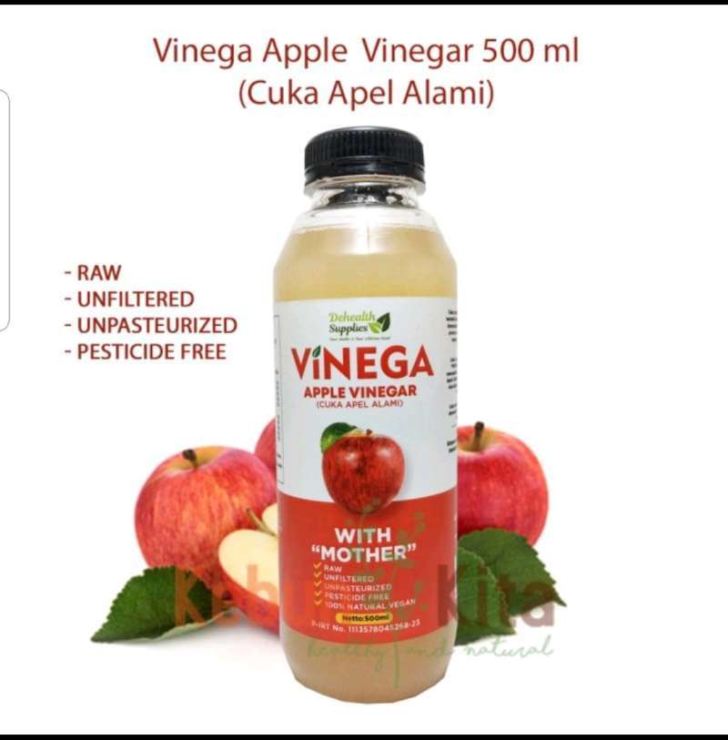 Jual Vinega Apple Cider Vinegar 500ML (Cuka Apel Vinegar) di ...