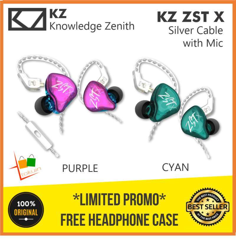 Knowledge Zenith KZ ZST X ZSTX Earphone 