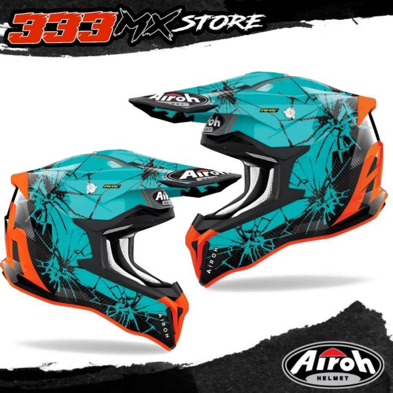 Jual AIROH STRYCKER CRACK 2022 GLOSS HELM CROSS AIROH STRYCKER CRACK GLOSS  di Seller 333MXSTORE - Kab. Bandung, Jawa Barat | Blibli