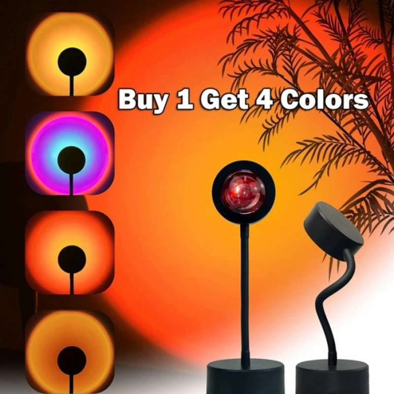 Promo GRATIS ONGKIR Lampu Meja Sorot LED Visual Proyektor ...