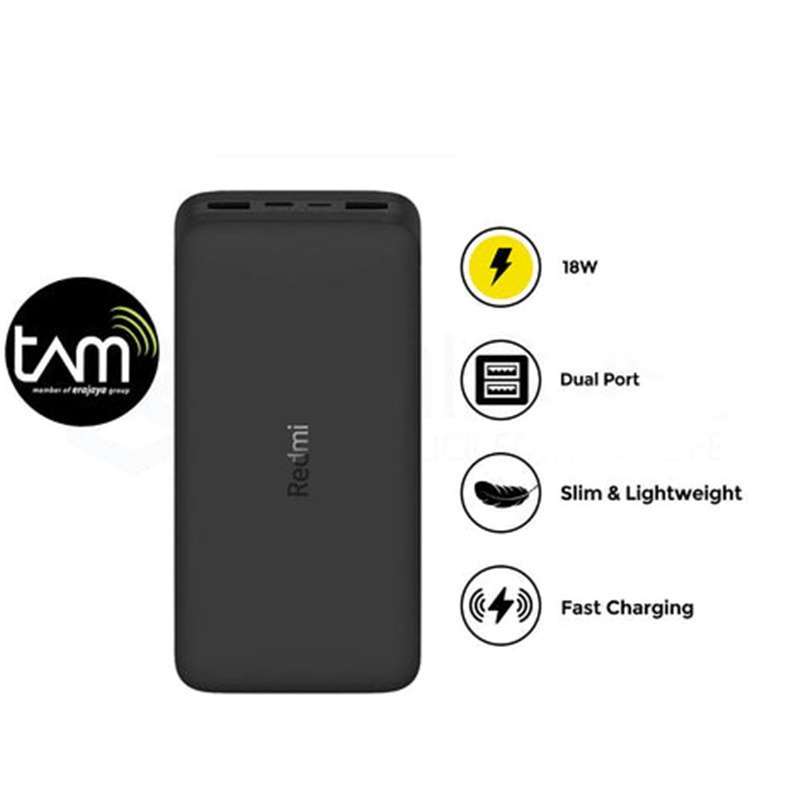 Jual Powerbank Xiaomi Redmi 20000 Mah 18w Fast Charging Pb Dual