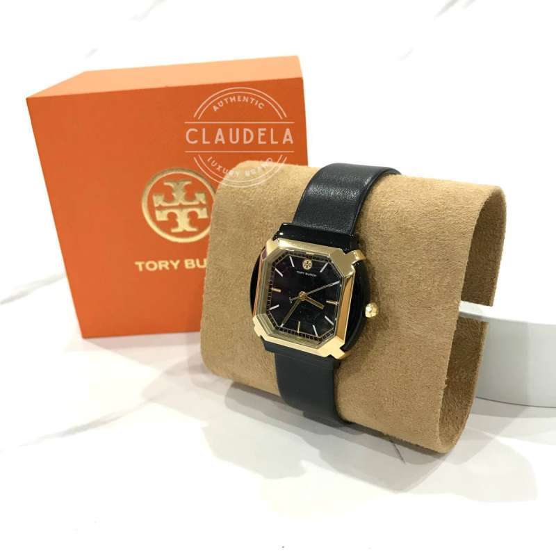 Jual TORY BURCH Blake Three-Hand Black Leather Women's Watch (TBW5103) di  Seller Claudela - Pluit, Kota Jakarta Utara | Blibli