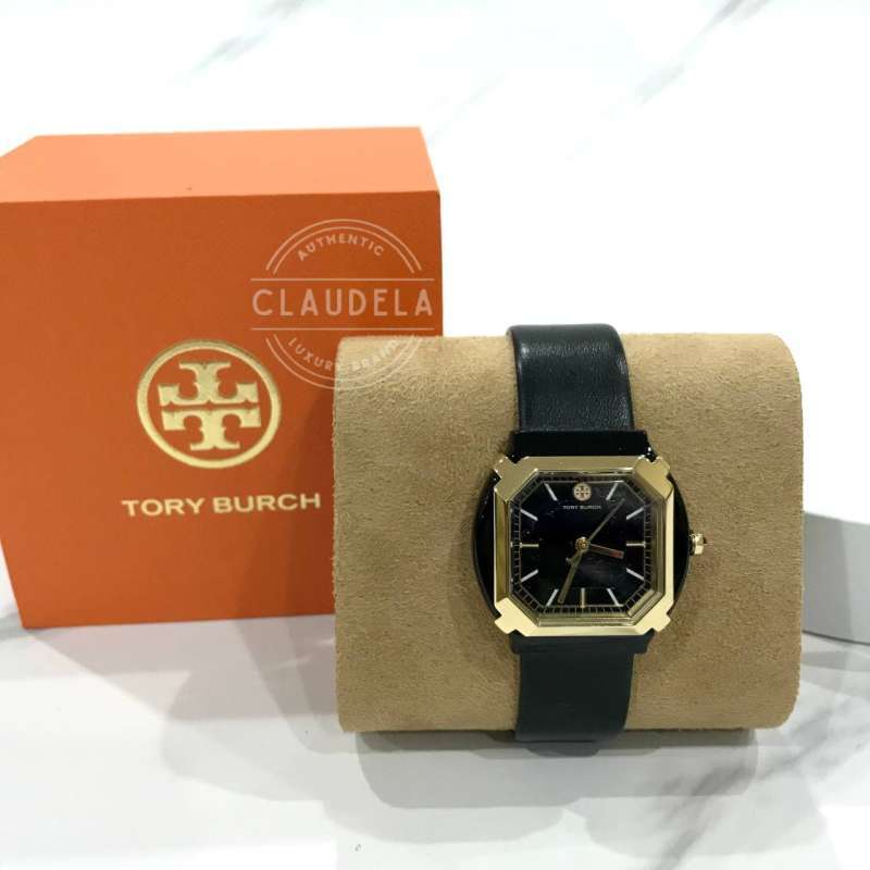 Jual TORY BURCH Blake Three-Hand Black Leather Women's Watch (TBW5103) di  Seller Claudela - Pluit, Kota Jakarta Utara | Blibli