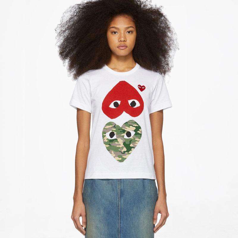 Jual Comme des Garcons White \u0026 Red Camo 