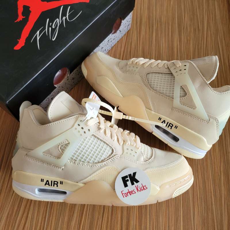 Jordan 04 off white clearance