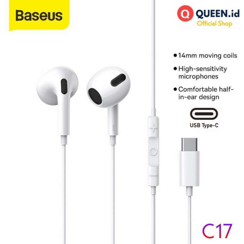 Baseus Encok C17 Headset Earphone Wired 