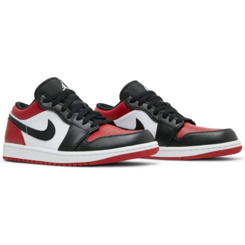 Air jordan 1 bred cheap toe harga