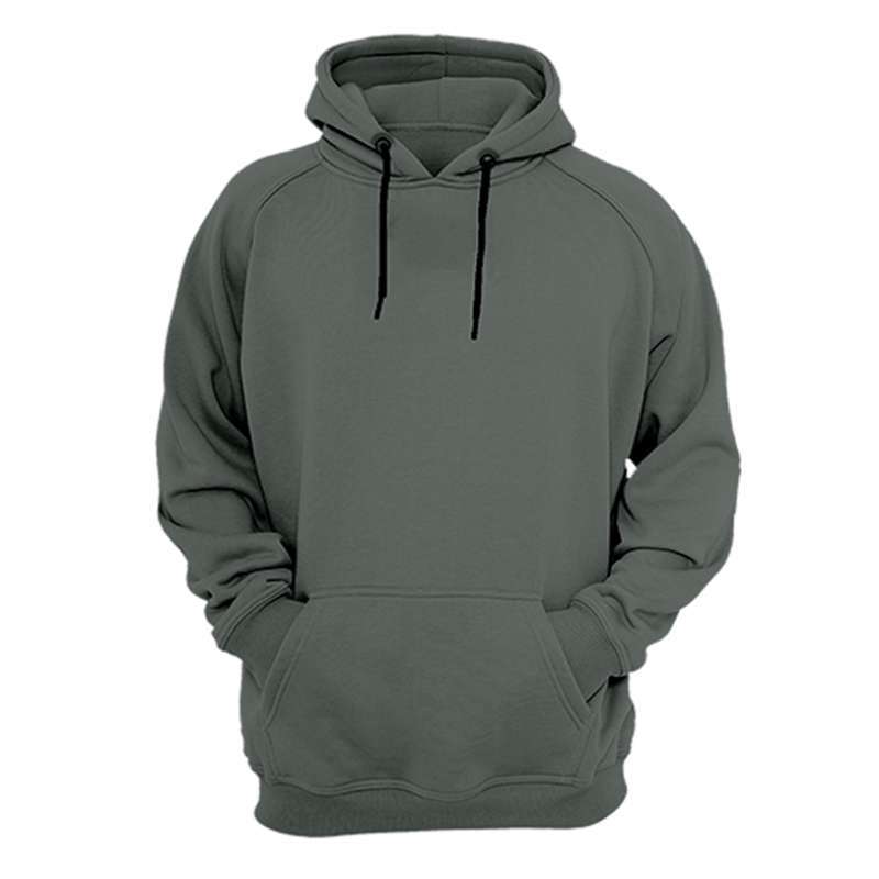 Jaket hoodie deals abu abu polos