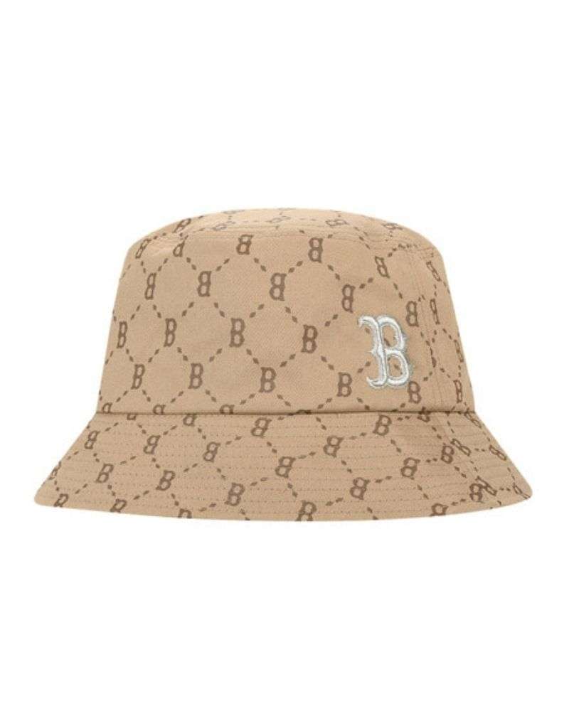 Jual MLB Dia MONOGRAM Bucket Hat BOSTON 