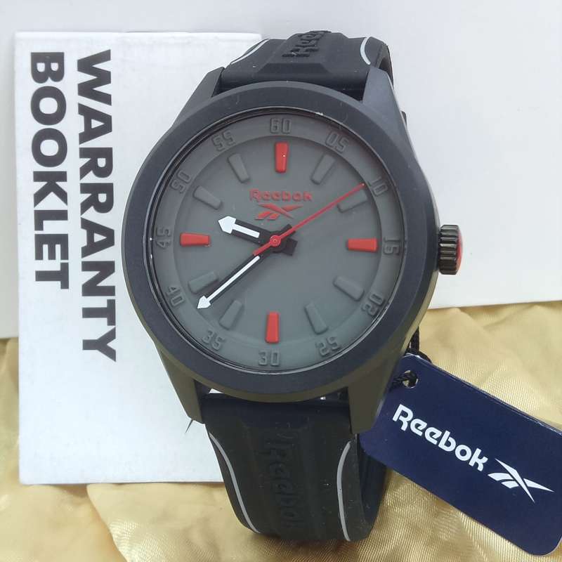 Promo Reebok Spindrop Rvspe Rubber Strap Original Jam Tangan Pria