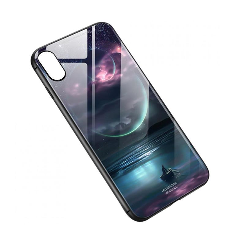Bluelans 4 Luminous Metal Frame Phone Full Protective Cover Casing For Iphone Xs Max