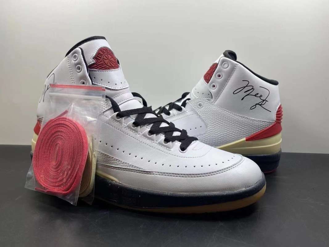 Promo NIKE AIR JORDAN AJ2 High Top White Red DJ4375-101. 39--46 di Seller  Cai Wu Official Store - Indonesia | Blibli