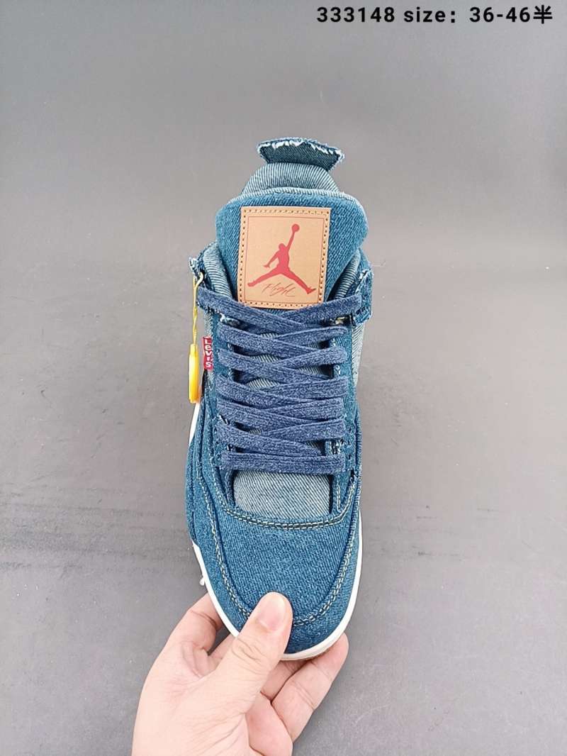 Promo Dressed as expected Levi's x NIKE AIR JORDAN 4 retro Levis white Levis  Michael NIKE AIR JORDAN NIKE AIR JORDAN AJ4 di Seller Cai Wu Official Store  - Indonesia | Blibli
