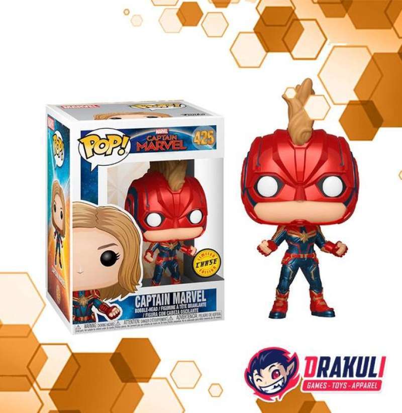 Marvel 425 Captain Marvel Chase Funko Funko Captain Marvel 425 - Main Image
