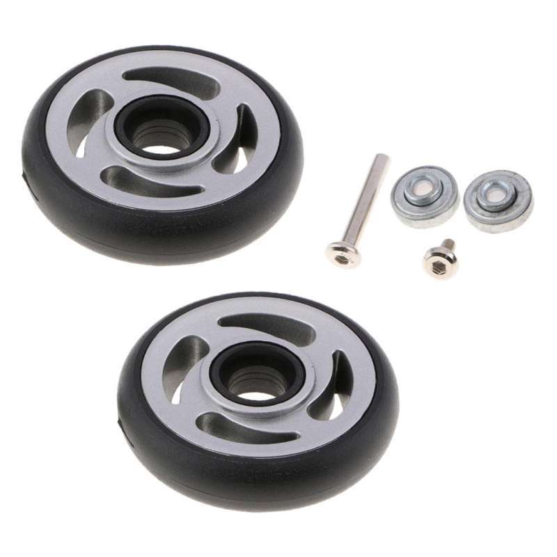 Jual 2 Set Luggage Wheels Replacement 