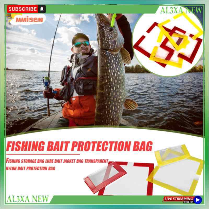 Promo Transparent Fishing Lure Bag Hook Bait Wraps Storage