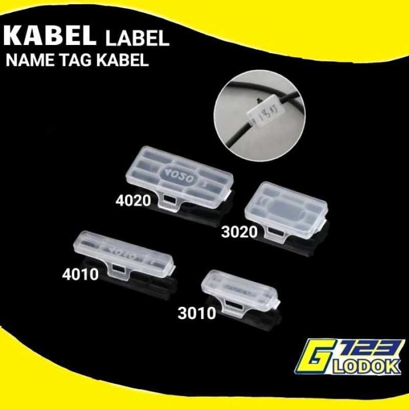 Jual Cable Label Name Tag Indentification ID Labeler Penamaan ...
