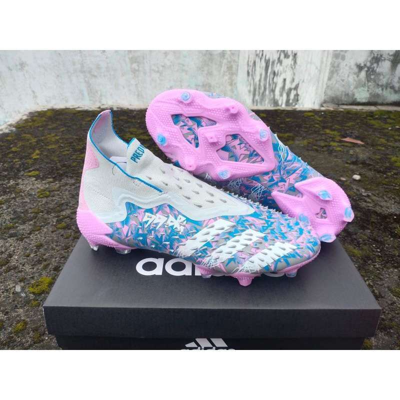Promo sepatu bola adidas predator freak+ grey pink di Seller VR-STORE -  Kota Medan, Sumatera Utara | Blibli